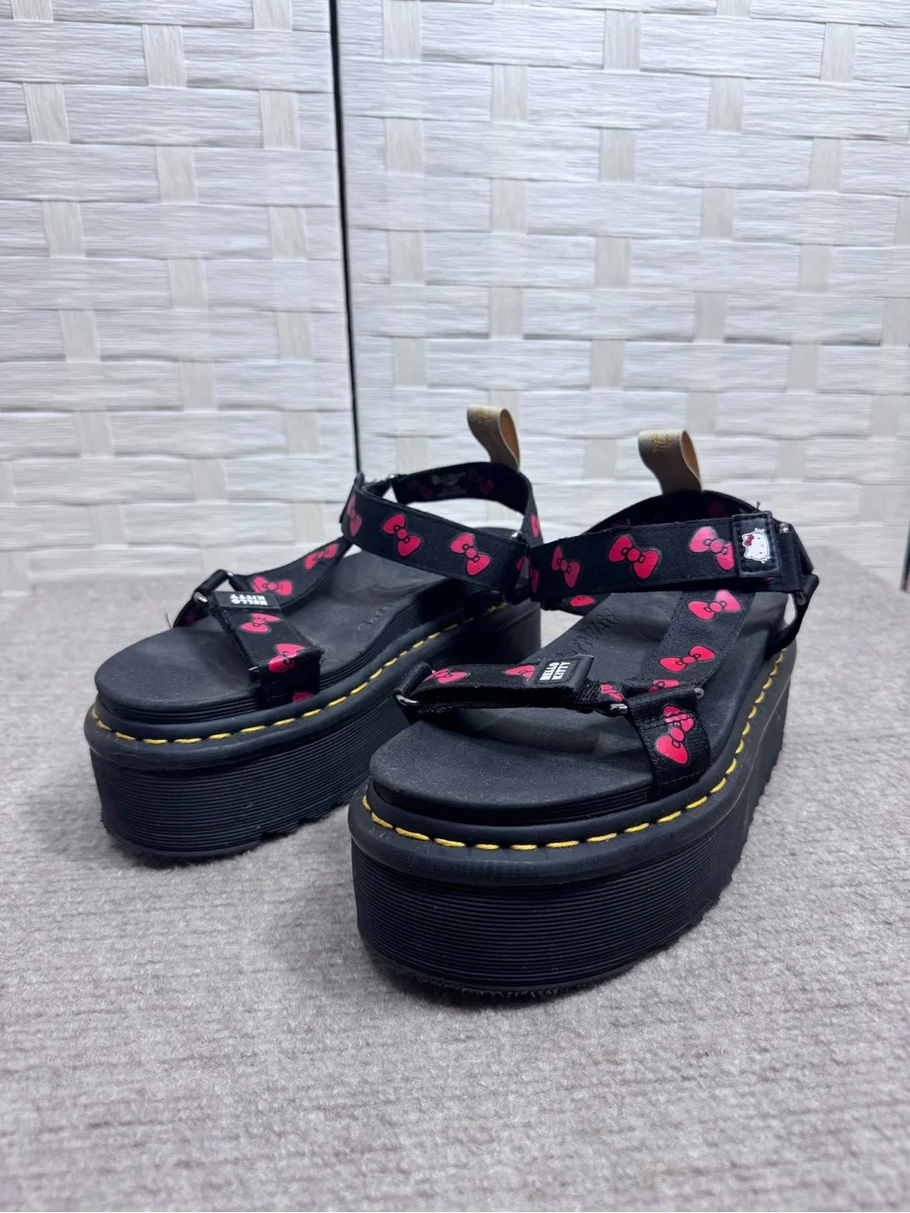 Dr. Martens x Hello Kitty Platform Strap Sandals US Woman Size 7